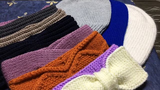 Повязка на голову 500₽, шапка бини 850₽