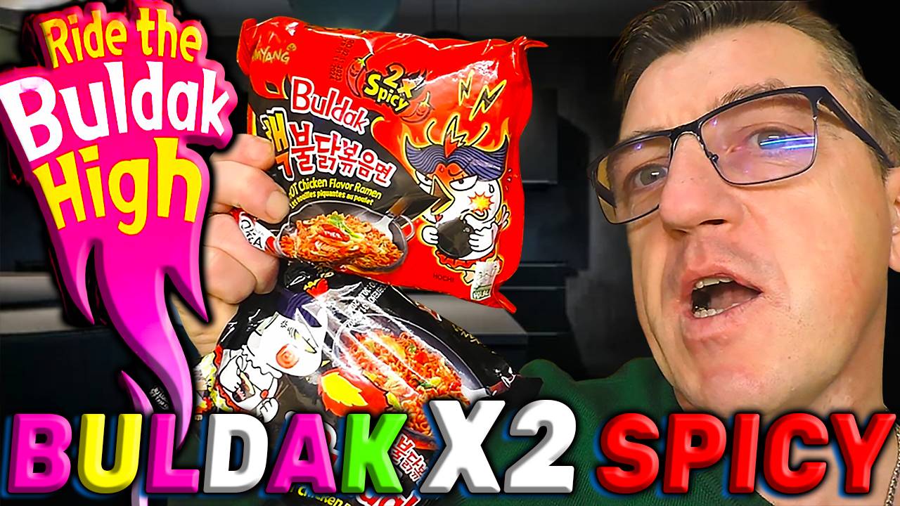Смешаем вместе две лапши BULDAK X2 SPICY и 1Х SPICY какой вкус получится смотреть онлайн