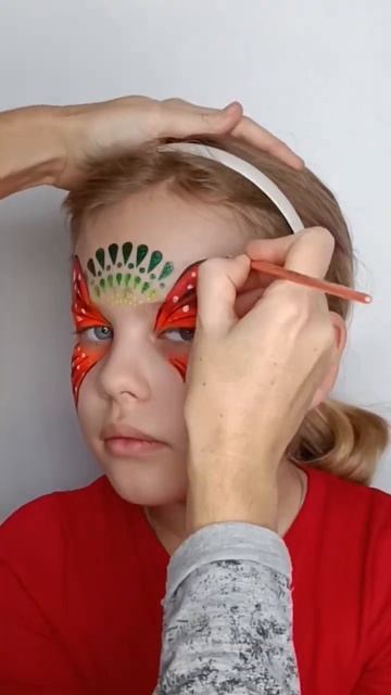 Аквагрим для девочек «Бантик-бабочка» от Ольги Франк🦋 #facepainting #аквагримдлядетей #beautybar смотреть онлайн