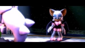 Наклз против Руж. Борьба за кристаллы. Реставрация сцены из «Sonic adventure 2». РУССКИЙ ДУБЛЯЖ