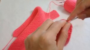 РАСПАШОНКА спицами/БЕЗ РАСЧЕТОВ ПЕТЕЛЬ/самая простая