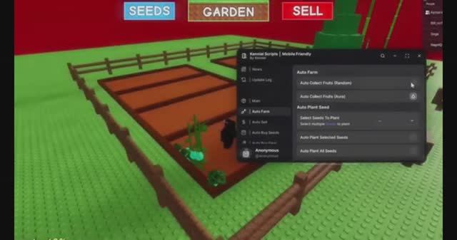 Cкрипт Grow A Garden Script Latest Update Cosmetics Auto-Expand Antiban More NO KEY смотреть онлайн