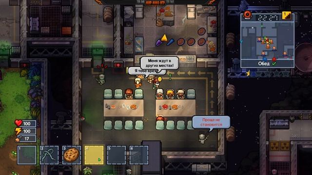 Космическая тюрьма на астероиде - The Escapists 2 Стрим смотреть онлайн