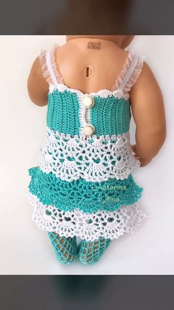 Вязаные комплекты с сарафаном для кукол baby born смотреть онлайн