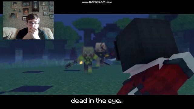 Реакция на Rainimator Nightmares - A Minecraft Music Video 