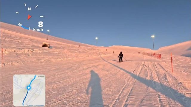 Фрирайд 2025 на BigWood - Южный склон (от расщелины). Хибины -