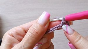 Вязание крючком с 0 - как вязать первый ряд. Как разворачивать вязание.