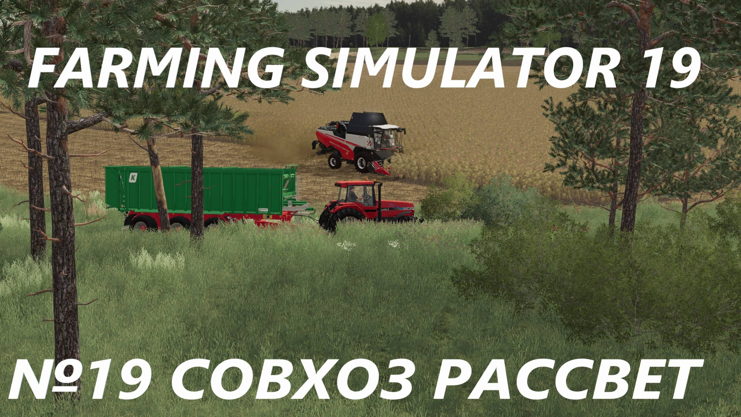 FARMING SIMULATOR 19 СОВХОЗ РАССВЕТ №19