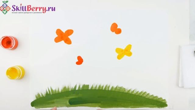 2 Смешивем цвета Поле Дерево Бабочки смотреть онлайн