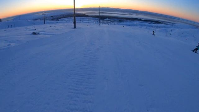 Хибины Кировск Bigwood, 15 декабря 2024, трасса 5 Южный склон