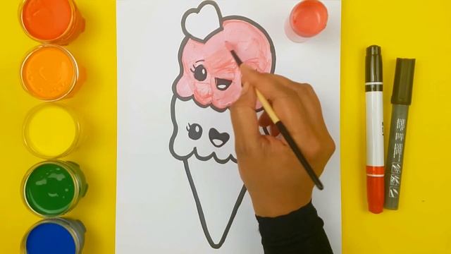Learn How To Draw Icecream Easy | Узнайте, как легко нарисовать мороженое | смотреть онлайн