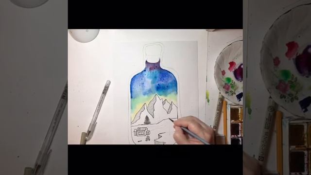 Видеоурок. Волшебная бутылка. ПО -  0 курс.