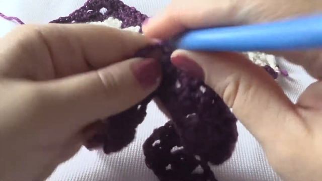 Вязание крючком. Узор Зигзаг №1. Шеврон