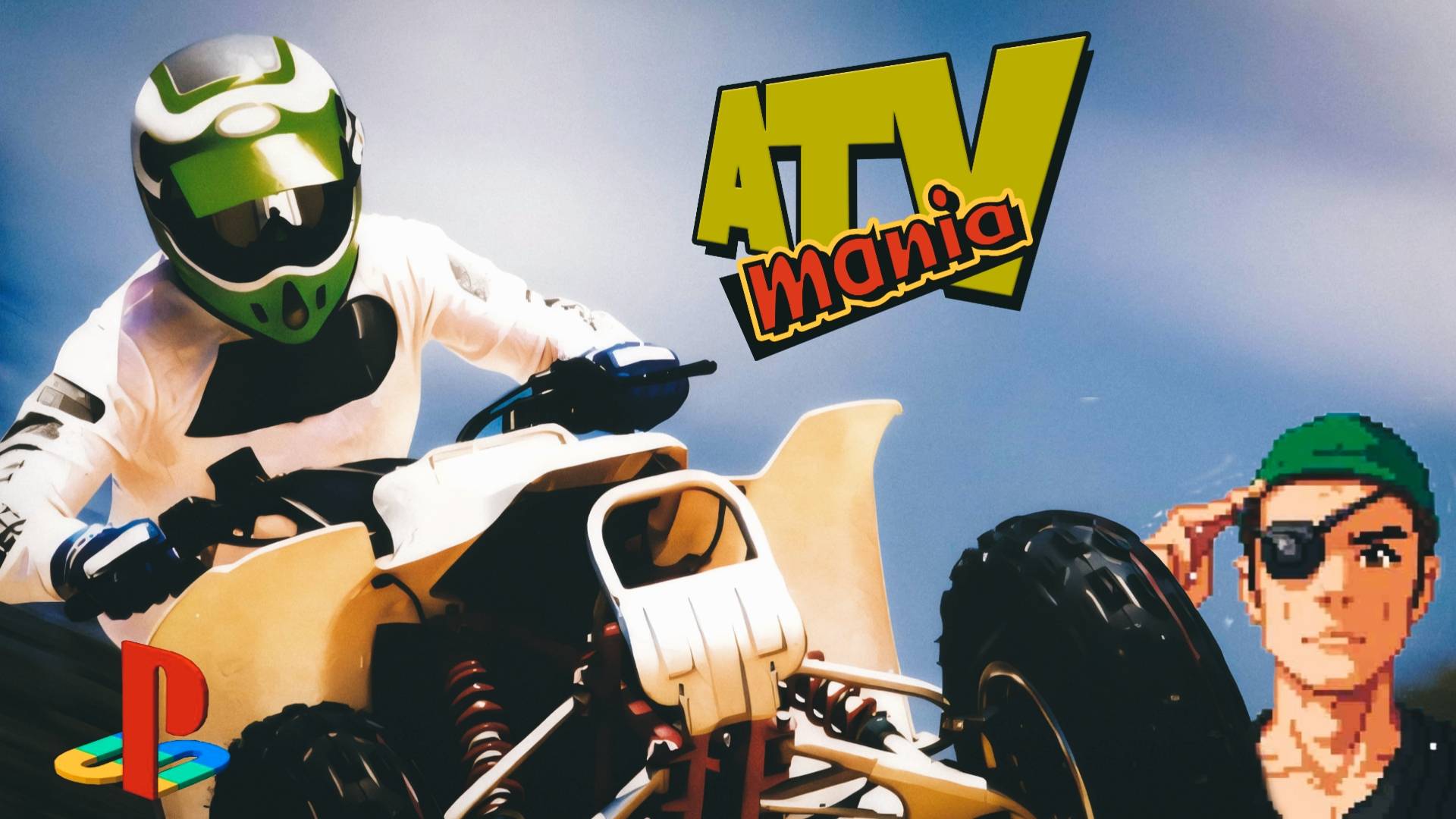 ATV Mania, боевая гоночная игра (PS1)