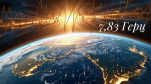 7.83 Герц основная частота нашей Земли. Частота Шумана. ?