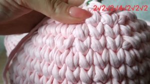 Мастер класс "Капор для люльки из трикотажной пряжи" (ч.3)