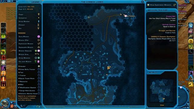 SWTOR Voss Гайд по датакронам