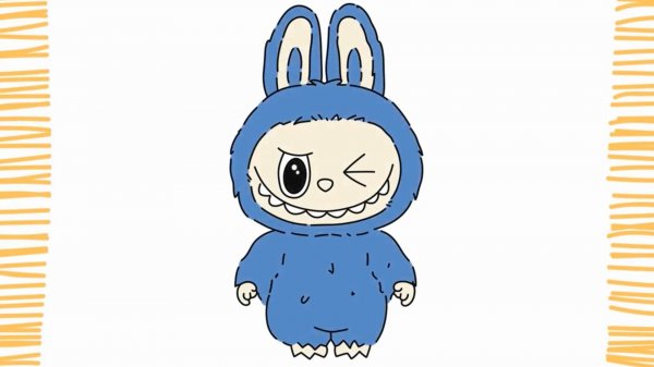 Как нарисовать ЛАБУБУ I шаг за шагом