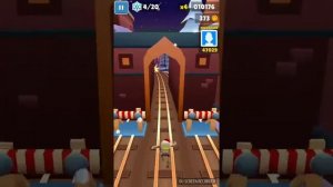 subway surfers, побег от дедушки мороза!