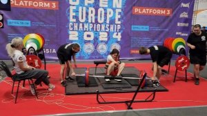 Ягодичный мостик. Чемпионат Европы WRPF. Hip Thrust 2024.