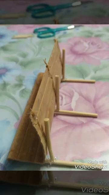 Поделка ферма Часть 2 лавочка из старого деревянного коврика смотреть онлайн