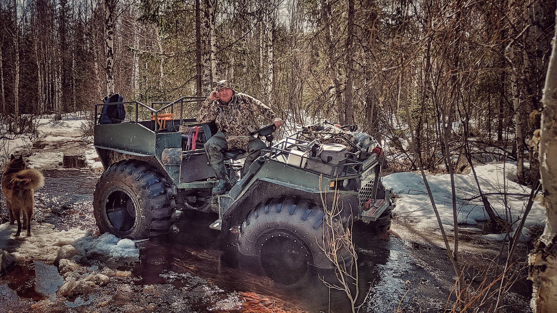 ВЕСЕННИЙ ВЫЗОВ: ТЯЖЁЛЫЙ ПУТЬ К ЛЕСНОЙ ИЗБЕ. УСТАНОВКА СОЛОНЦОВ. смотреть онлайн