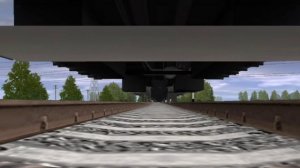 Камера под поездом Пассажирский  ЭП1М  Trainz Android 2012