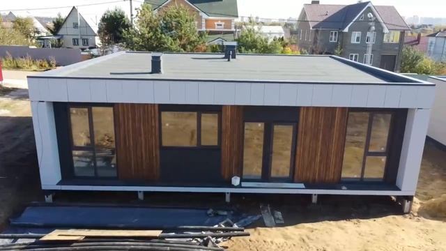 Строительство модульных домов в Московской области - вид сверху