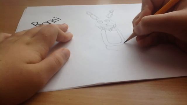 Как нарисовать Бонни /рисую Бонни смотреть онлайн