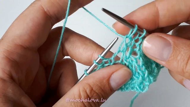 КАКОВА КРАСОТА💜 Для Джемпера😍. Ажурный узор спицами + схема. Ажурная коса смотреть онлайн