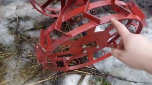 Окучники спереди мотоблока