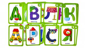 Учим Алфавит с Карточками Домана 📚 Весёлое Обучение Буквам для Малышей!