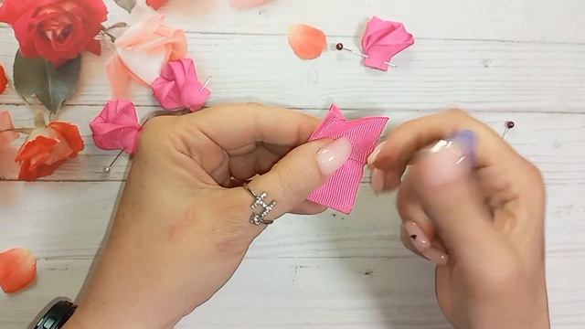 🎀Маленькие,Объёмные и Очень Красивые Бантики🎀#бантики#рукоделие#бантикиизлент#hindi#love#творчество смотреть онлайн