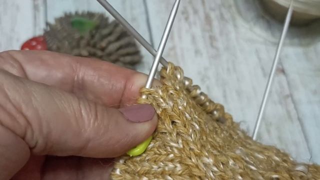 Варежки для работы. как я вяжу индийский клин. Подробное вязание для друзей