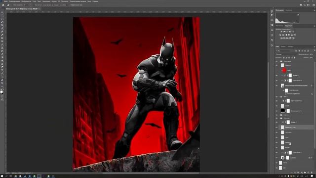 Новый BATMAN | Speed Art | Photo manipulation смотреть онлайн