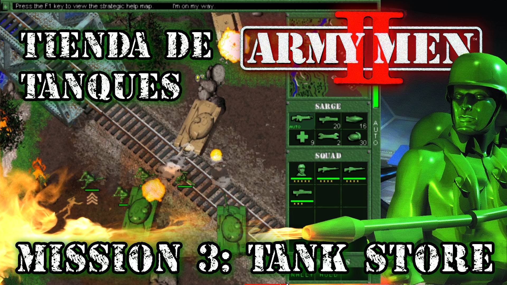 Army Men 2 - Миссия 3 - Танковый склад (Tank Store)