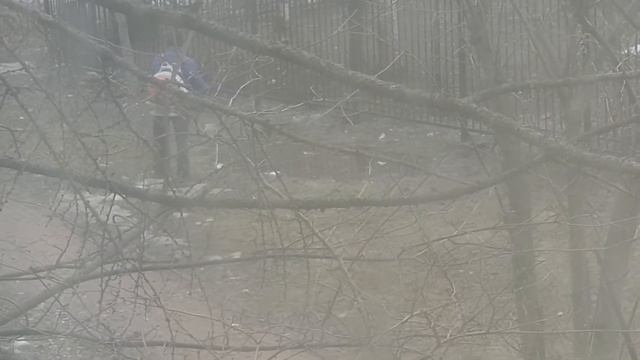 Воздуходувка в МО15. Вид из окна