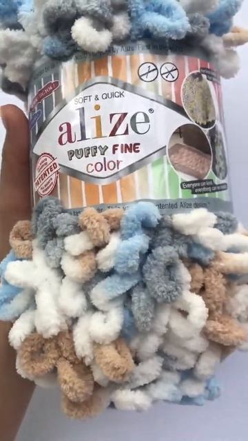 Подробный обзор пряжи Alize Puffy Fine Color №5946 смотреть онлайн