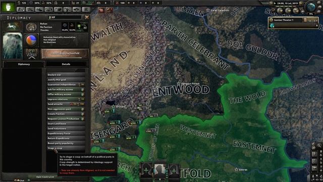 Властелин колец в Хои 4 - Прикольный мод ! Мод 10/10