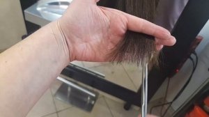 видео № 57 Как правильно филировать волосы ?