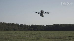 FPV дрон 15" Полётное время с полезной нагрузкой 8.3кг 12 ми