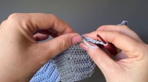 Как красиво и не заметно ввести новую нить? Вязание крючком...