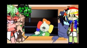 Денди ворлд реагируют на ТТ/2/4//Crybaby ❤️