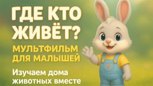 Где чей домик? | Развивающий мультфильм для малышей | Методика Монтессори