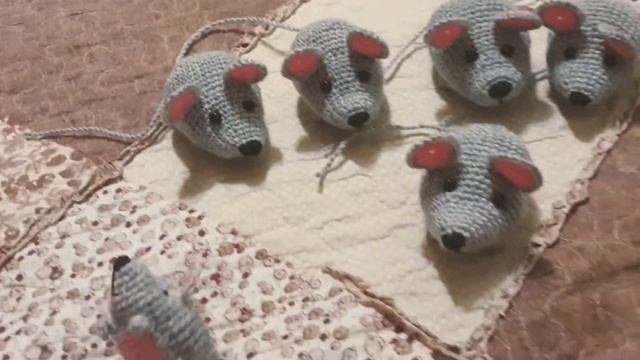 Вязаные мышата 🐀🐀🐀🐭👍👍26 августа 2019 г.