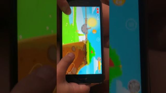 Продолжаем проходить испытания в игре красный шарик смотреть онлайн