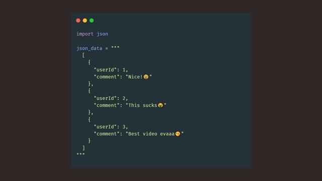 ЧТО ТАКОЕ JSON, С ПРИМЕРАМИ В PYTHON смотреть онлайн