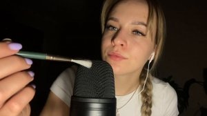 ASMR Licking /ACMP звуки рта, макияж слюнкой и визуальные триг?