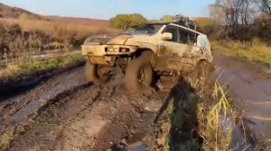 Prado 120 на бездорожье/Prado может/Тестовый выезд