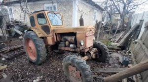 Нашли трактор, который 25 лет стоял без дела! Заведется ли?!